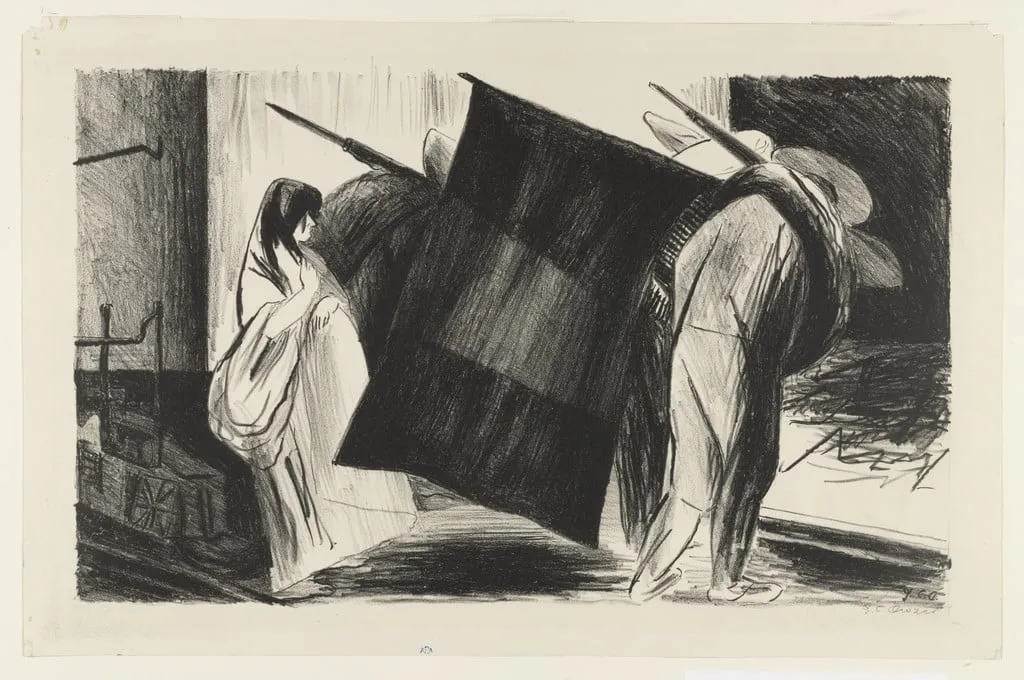Untitled, by José Clemente Orozco, ink, 1928