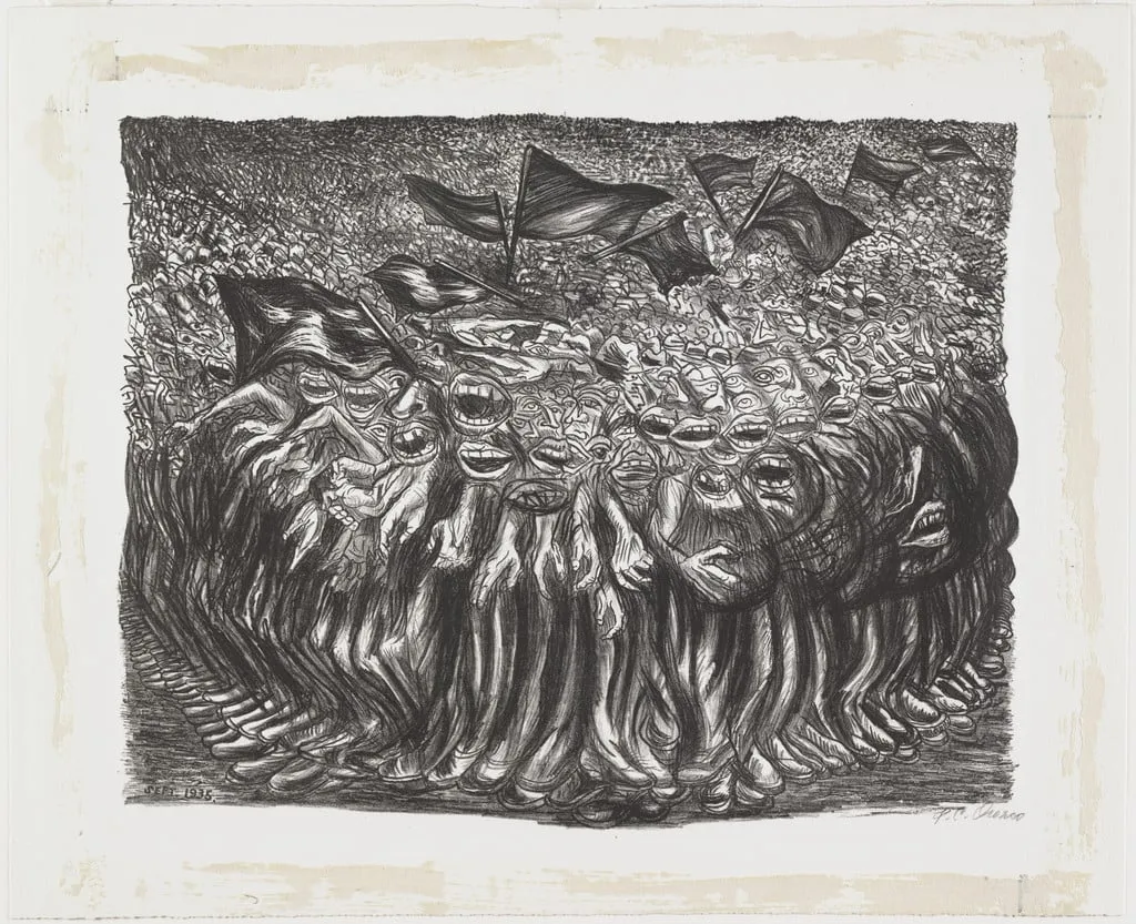 Untitled, by José Clemente Orozco, ink, 1935