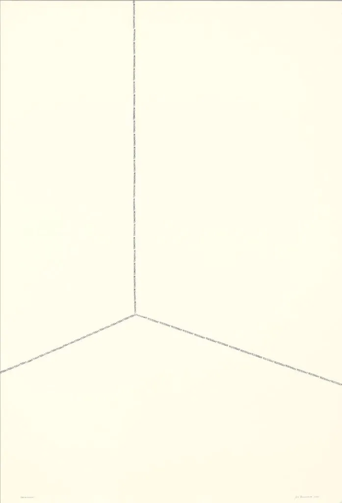 Untitled, by José Damasceno, ink, 2002