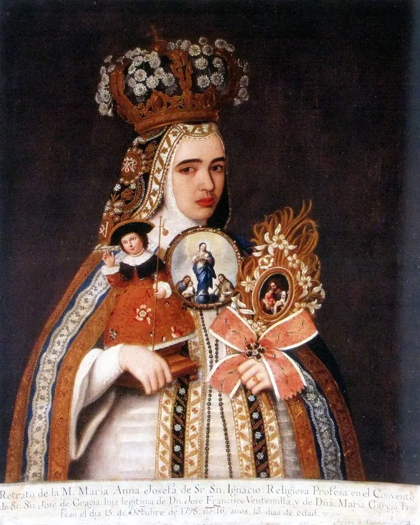 Votive Portrait of Sor M. María Anna Josefa de San Ignacio