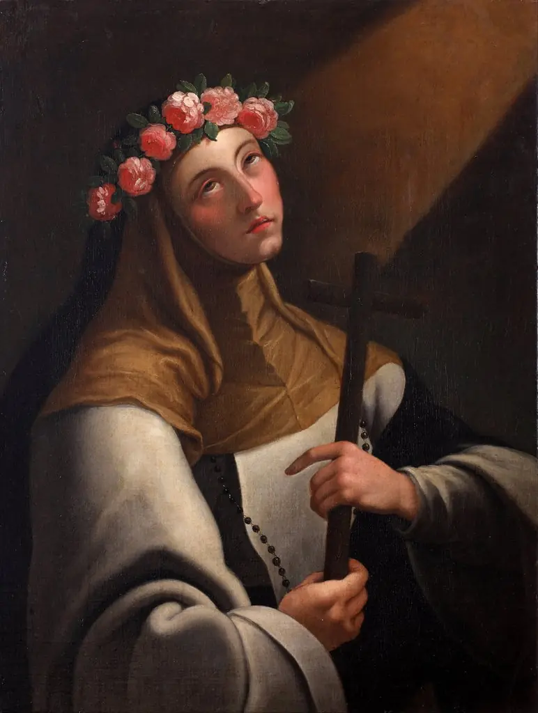 Saint Rose of Lima, by José del Pozo