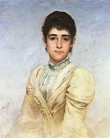 Portrait of Joana Liberal da Cunha, by José Ferraz de Almeida Júnior