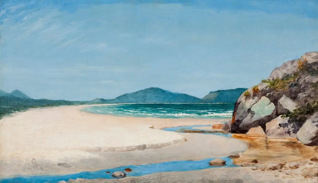 Seascape, Guarujá, by José Ferraz de Almeida Júnior