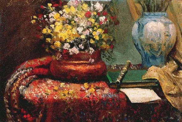 Still Life, by José Ferraz de Almeida Júnior, oil, 1884