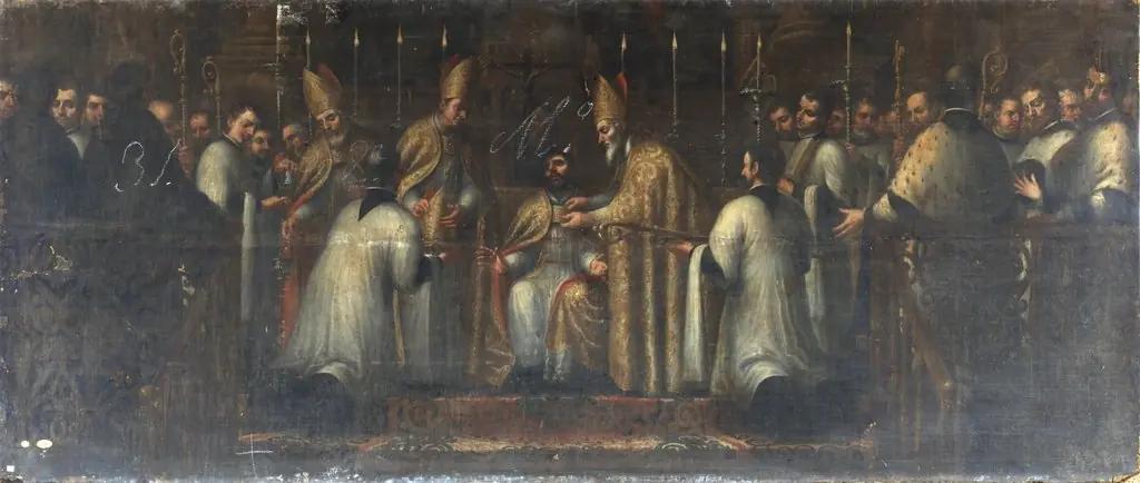 San Agustín discutiendo con el maniqueo Fortunato