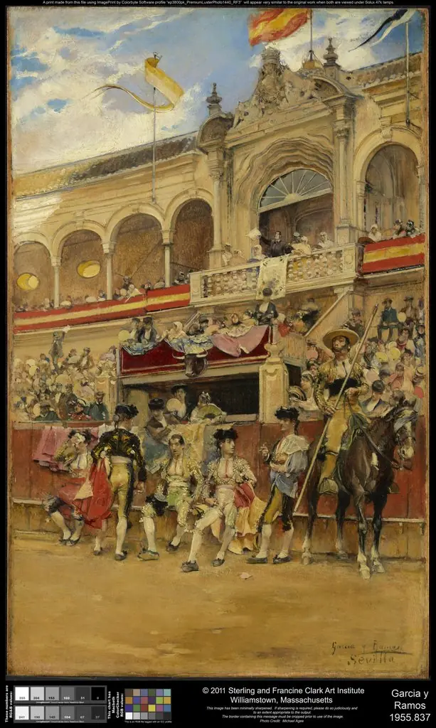 Inside the Bullring, by José García y Ramos