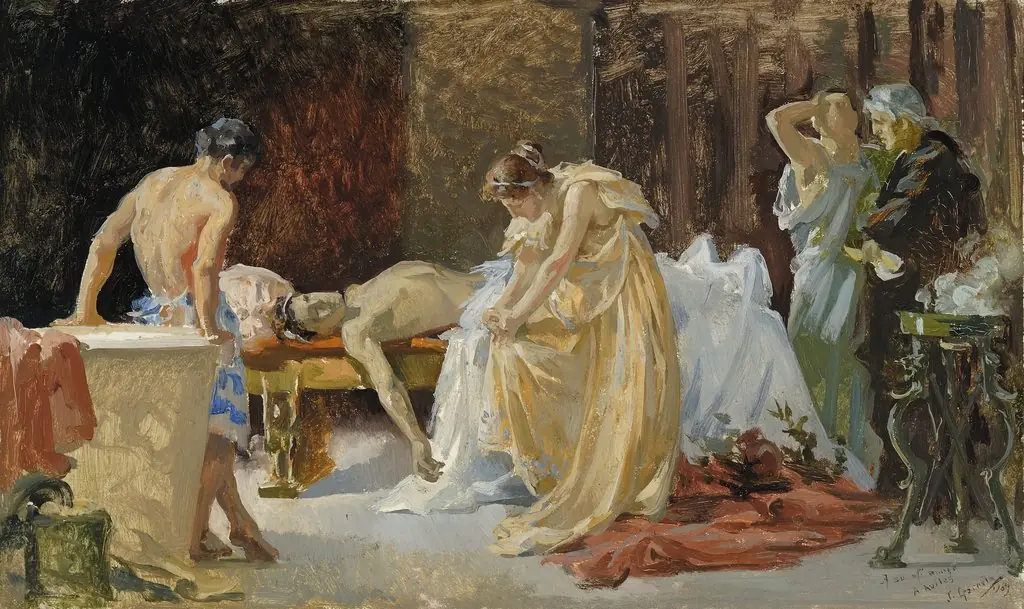 The Death of Lucan, by José Garnelo y Alda