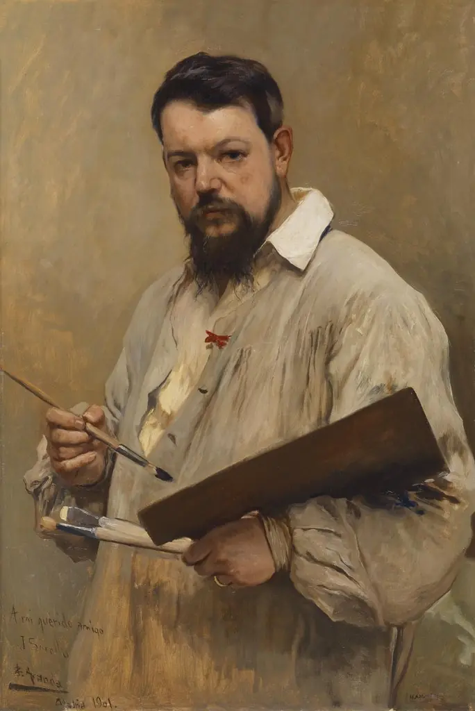 The painter Joaquin Sorolla, by José Jiménez Aranda