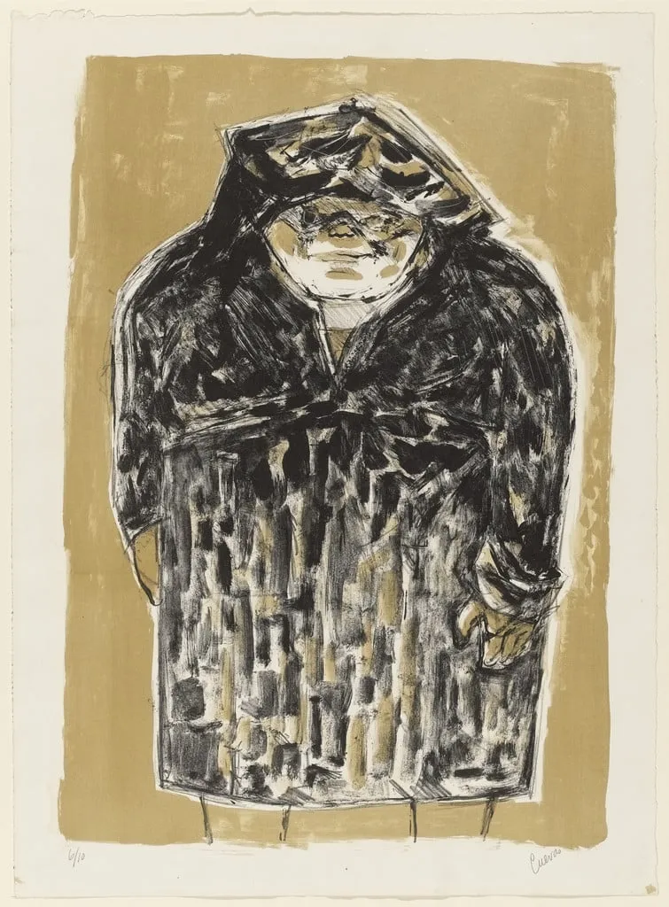 Untitled, by José Luis Cuevas, ink, 1948