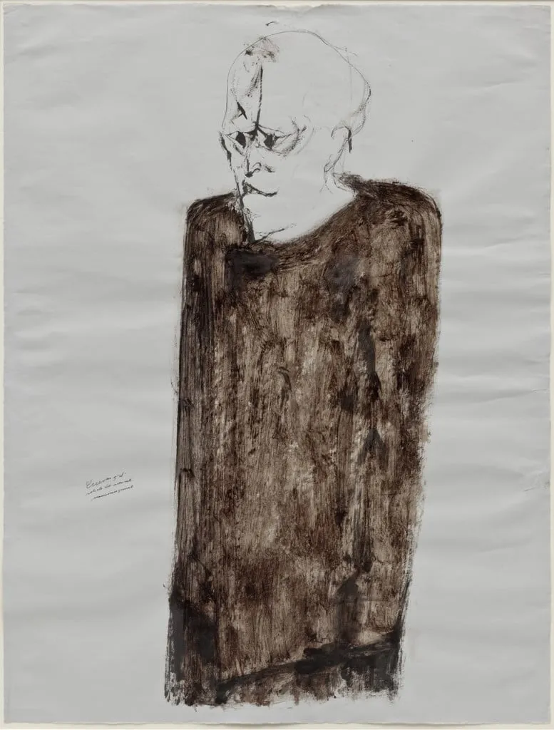 Untitled, by José Luis Cuevas, ink, 1954