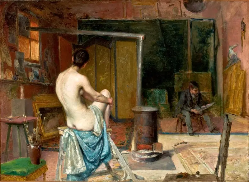 The Artist's Atelier, by José Malhoa
