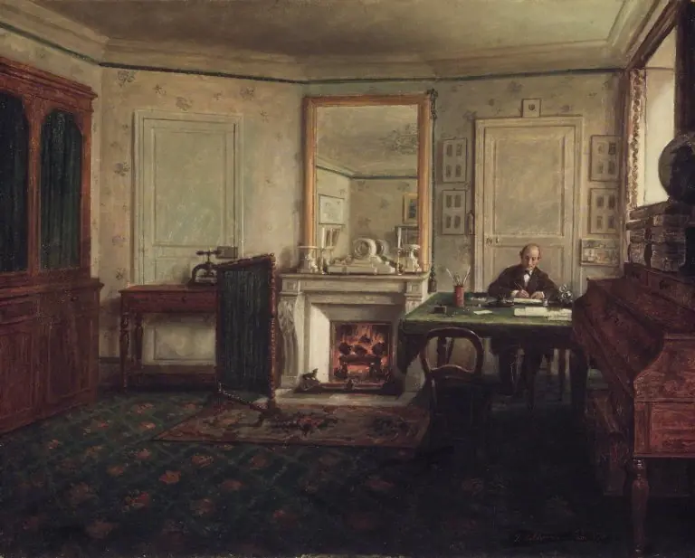The Office of Don Manuel Romero de Terreros in Paris, by José María Calderón