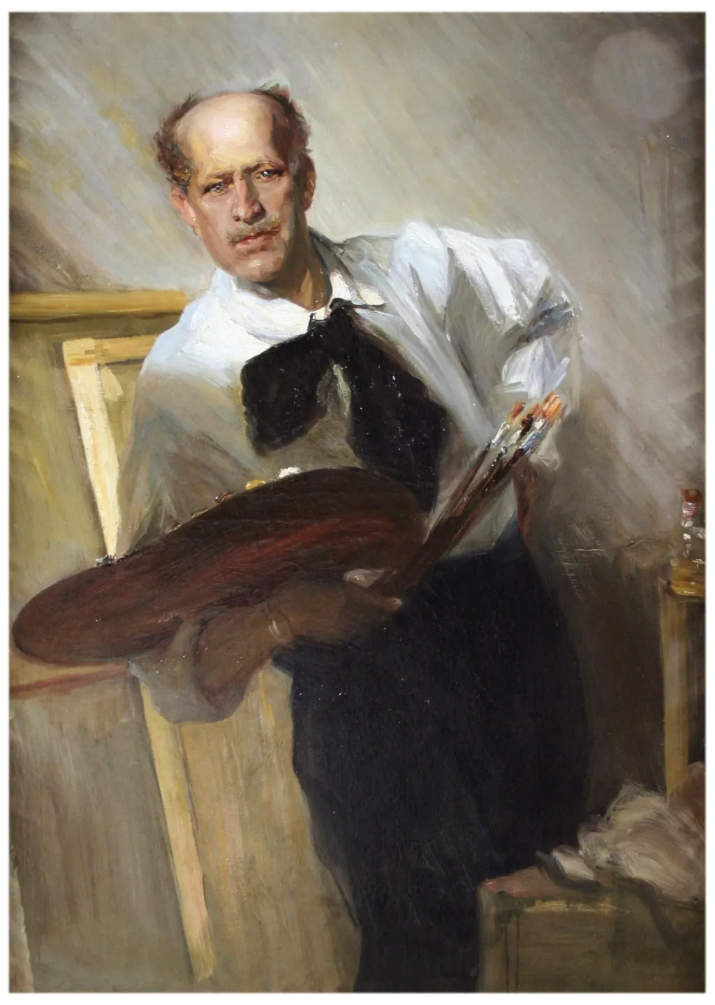 Self-portrait, by José Villegas Cordero, oil, 1905