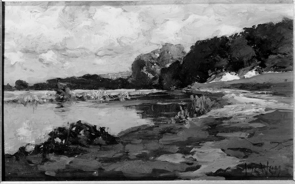 Banks of a River, by José Weiss, unspecified, 1899