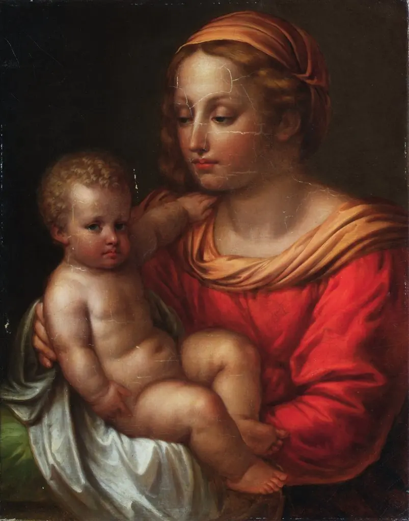 Madonna with Child, by Josef Abel