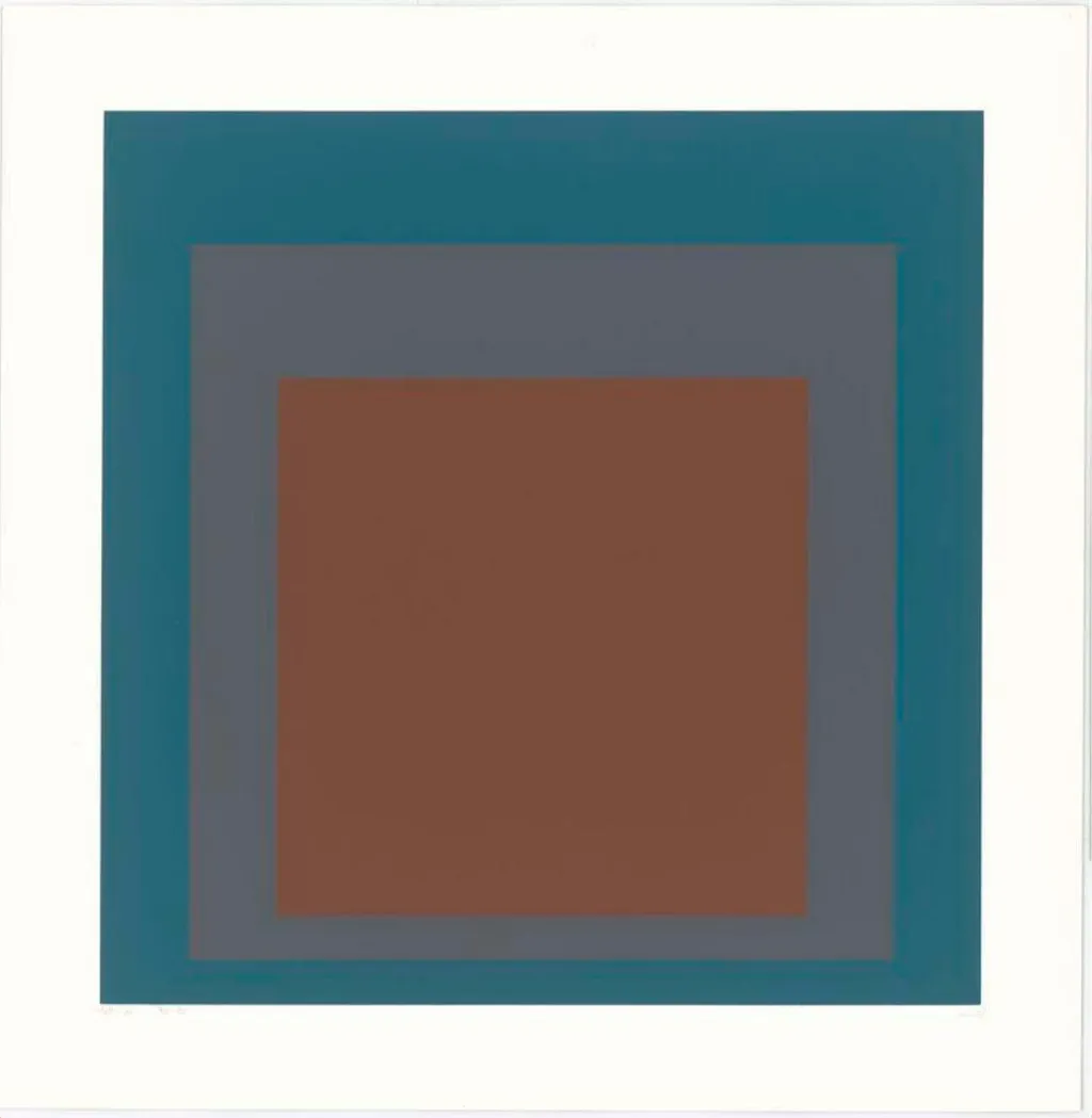 Homage to the square VII, by Josef Albers, 1967