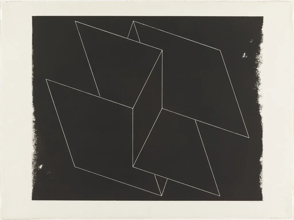 Untitled, by Josef Albers, ink, 1962