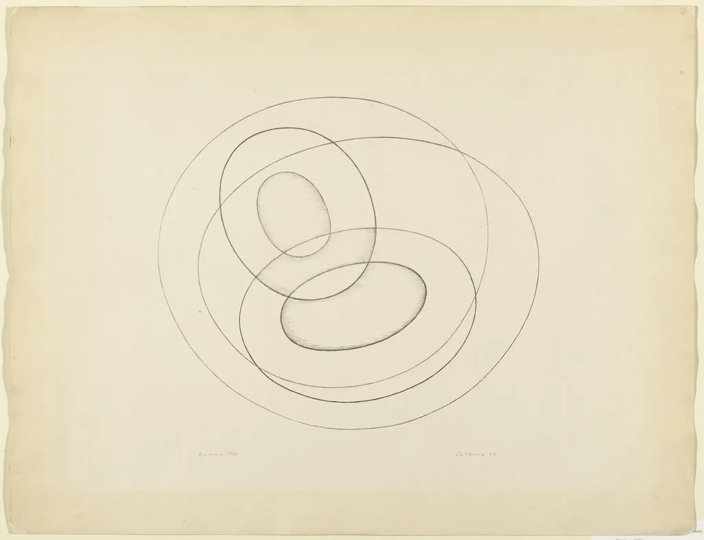 Untitled, by Josef Albers, ink, 1939