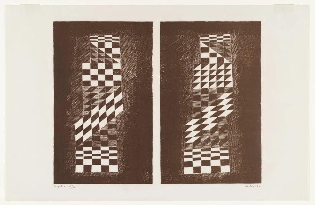 Untitled, by Josef Albers, ink, 1934