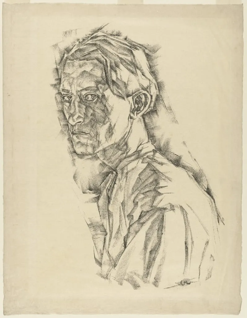Untitled, by Josef Albers, ink, 1917