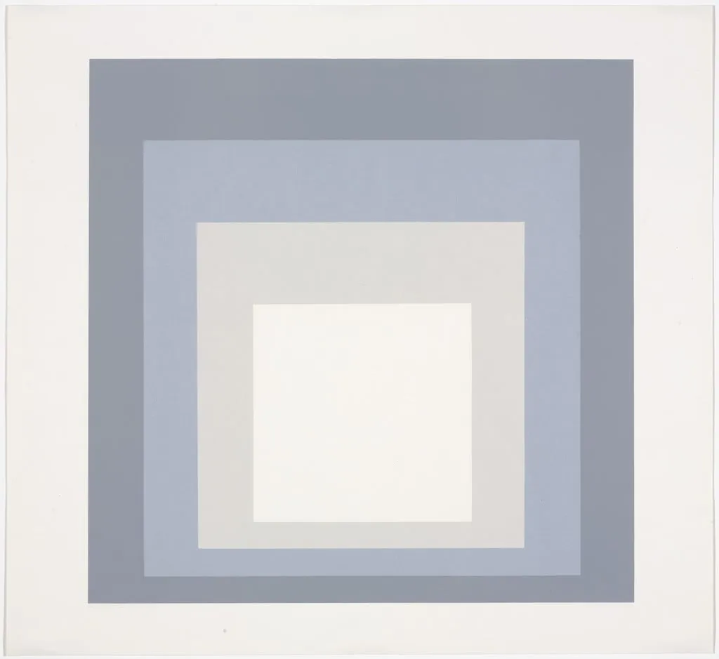 Untitled, by Josef Albers, ink, 1963