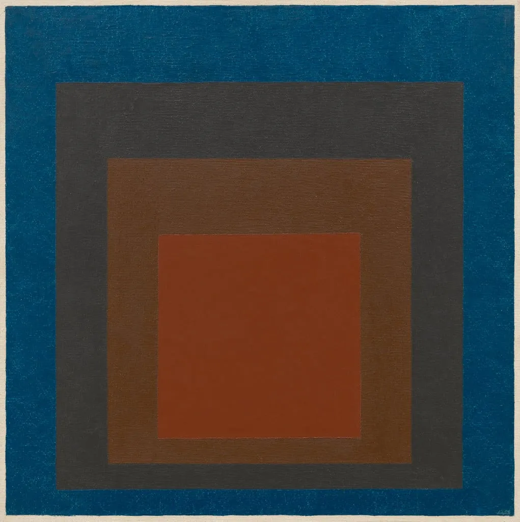 Untitled, by Josef Albers, oil, 1956