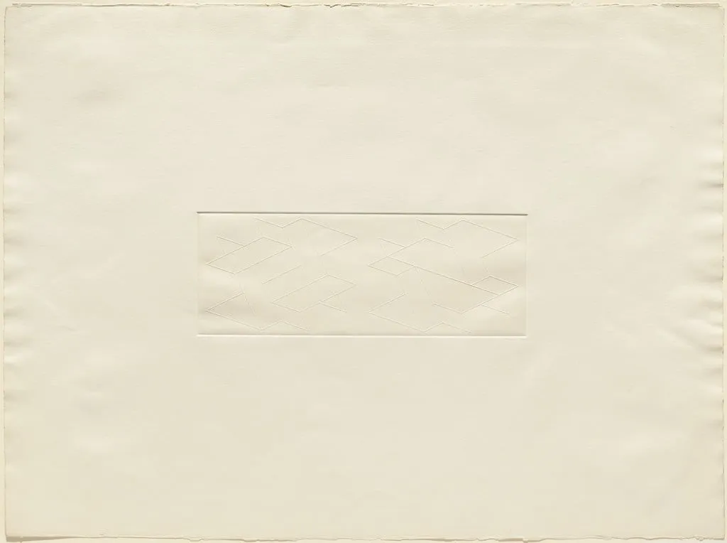 Untitled, by Josef Albers, ink, 1958