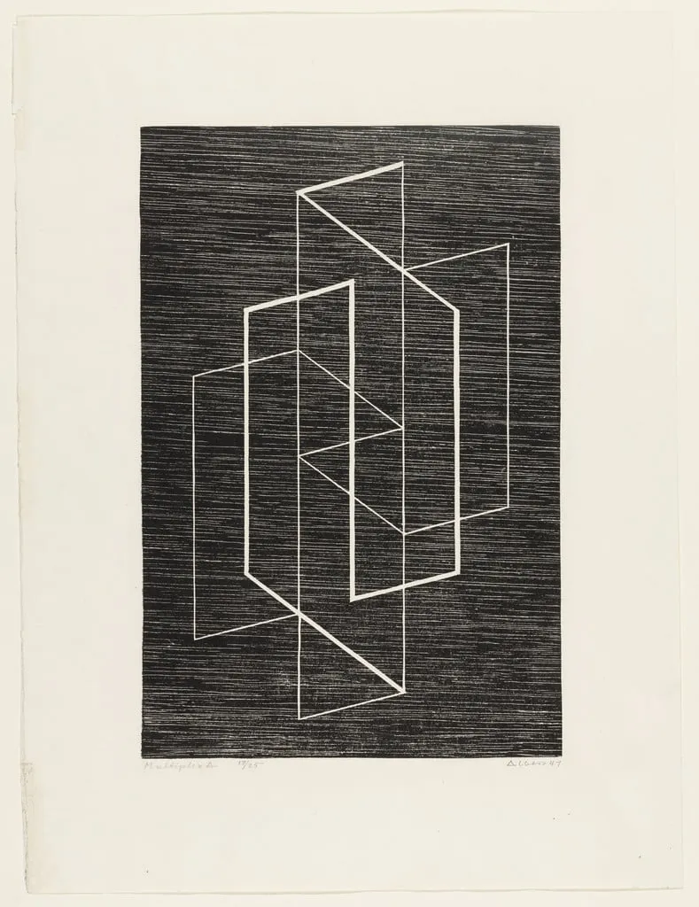 Untitled, by Josef Albers, ink, 1947