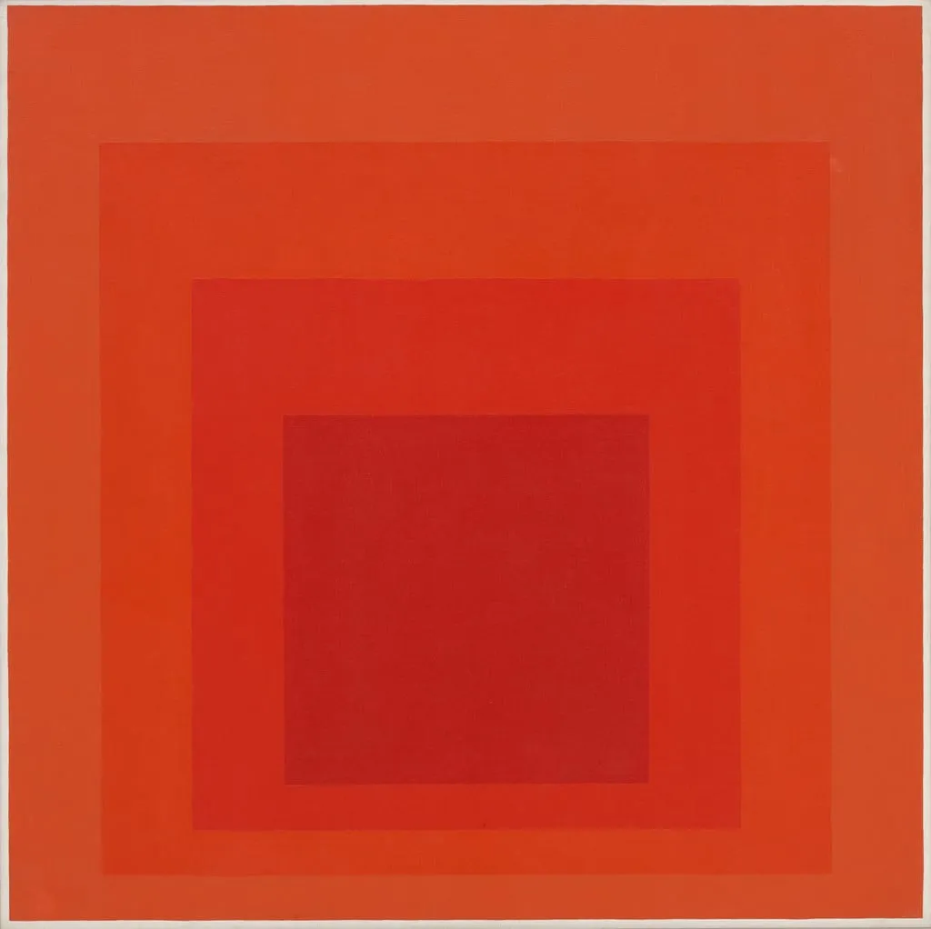 Untitled, by Josef Albers, oil, 1967