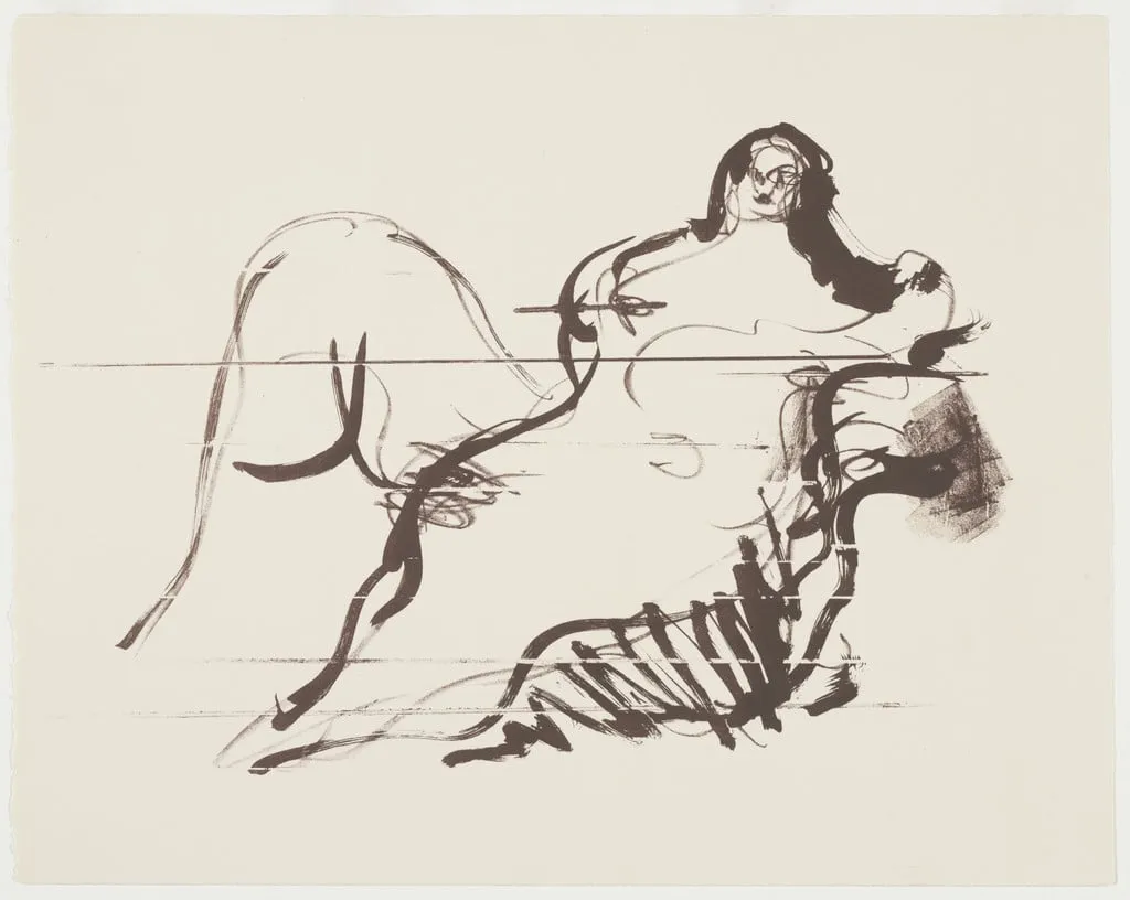 Untitled, by Josef Albers Reuben Nakian, ink, 1962