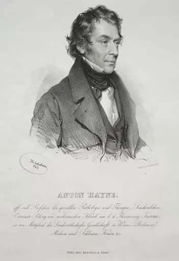 Portrait of Dr. Anton Hayne, by Josef Kriehuber