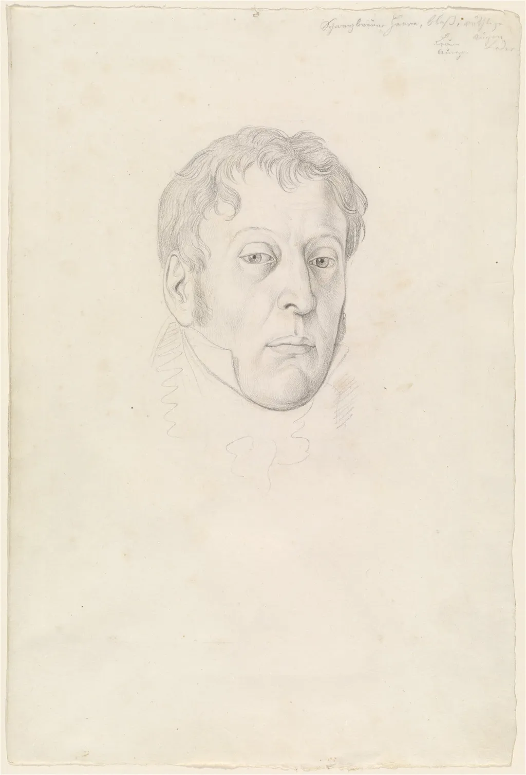 Ottavio Lancellotti, Principe di Lauro, by Josef von Führich, graphite, 1828