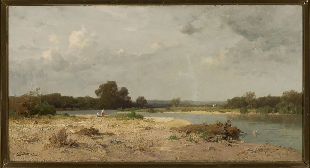 Waterside landscape, by Josef Willroider
