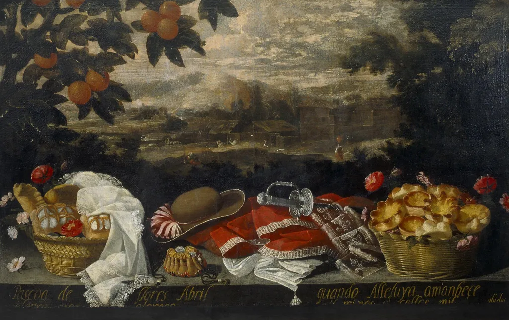 Abril, by Josefa de Óbidos, unspecified, 1668