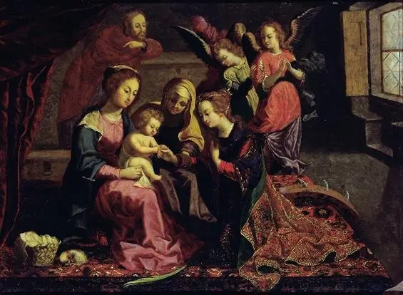 Mystical marriage of Santa Catarina