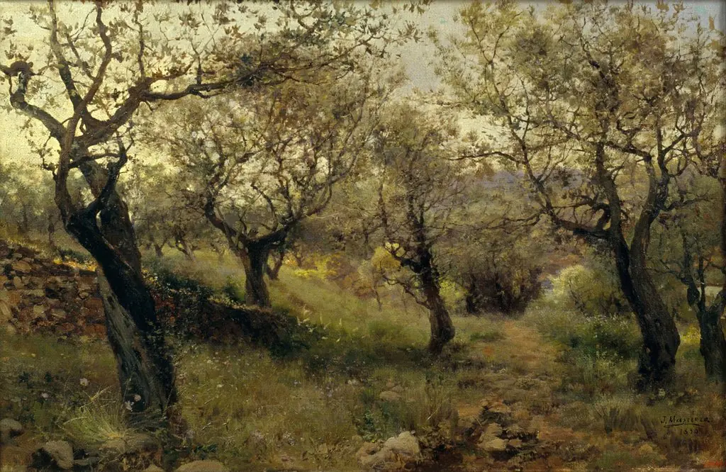 Detail of Llavaneres, by Josep Masriera i Manovens