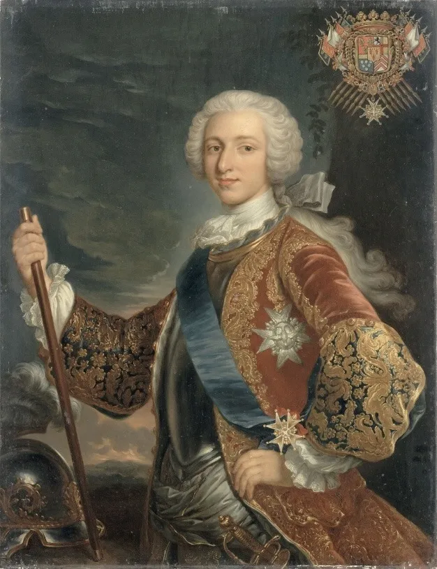 Anne-Louis de Thiard, marquis de Bissy (1715-1748), maître de camp général de la cavalerie en 1748, by Joseph Albrier, oil, 1846