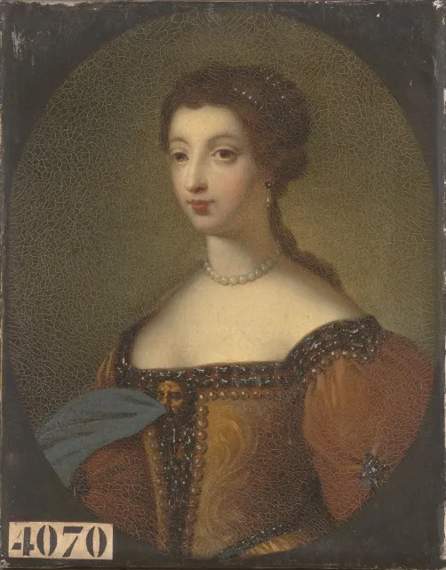 Louise de Bourbon, Princess of La Roche-sur-Yon, by Joseph Albrier, oil, 1840