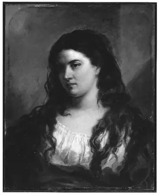 A Gypsy Girl, by Joseph Alexander Ames, 1860
