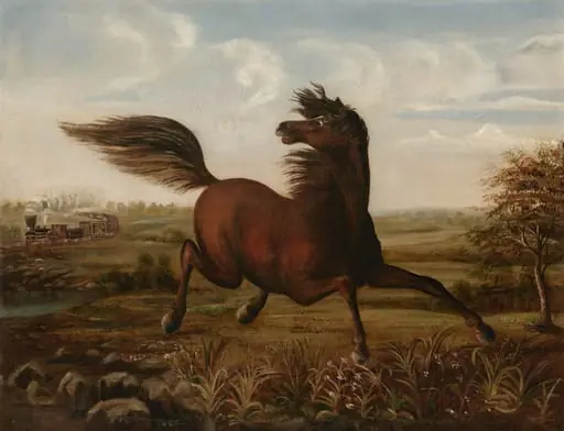 The Neigh of an Iron Horse, by Joseph Anderson Faris