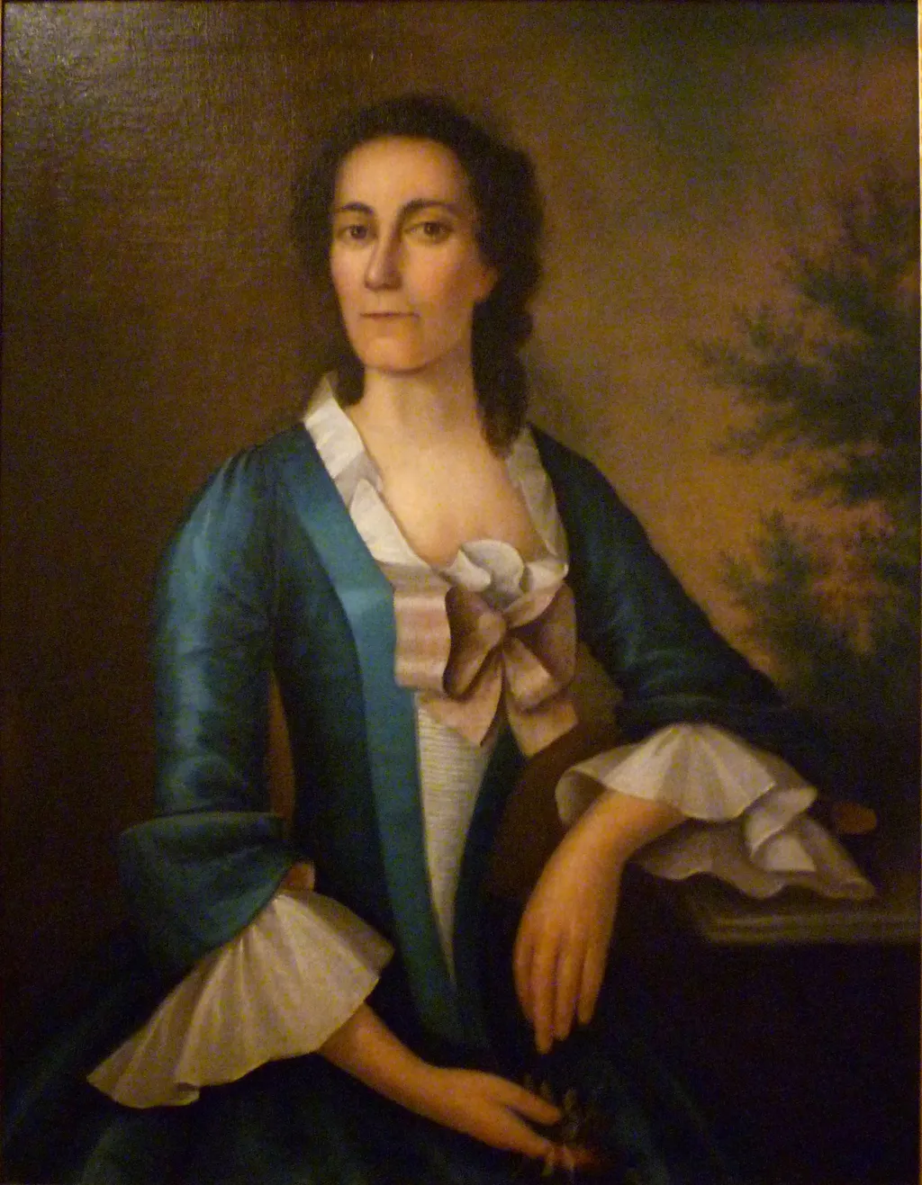 Portrait of Mrs. Thomas Shippard, by Joseph Badger, oil, 1758