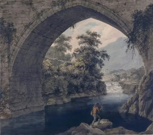 The North Arch of Llangollen Bridge, by Joseph Barber