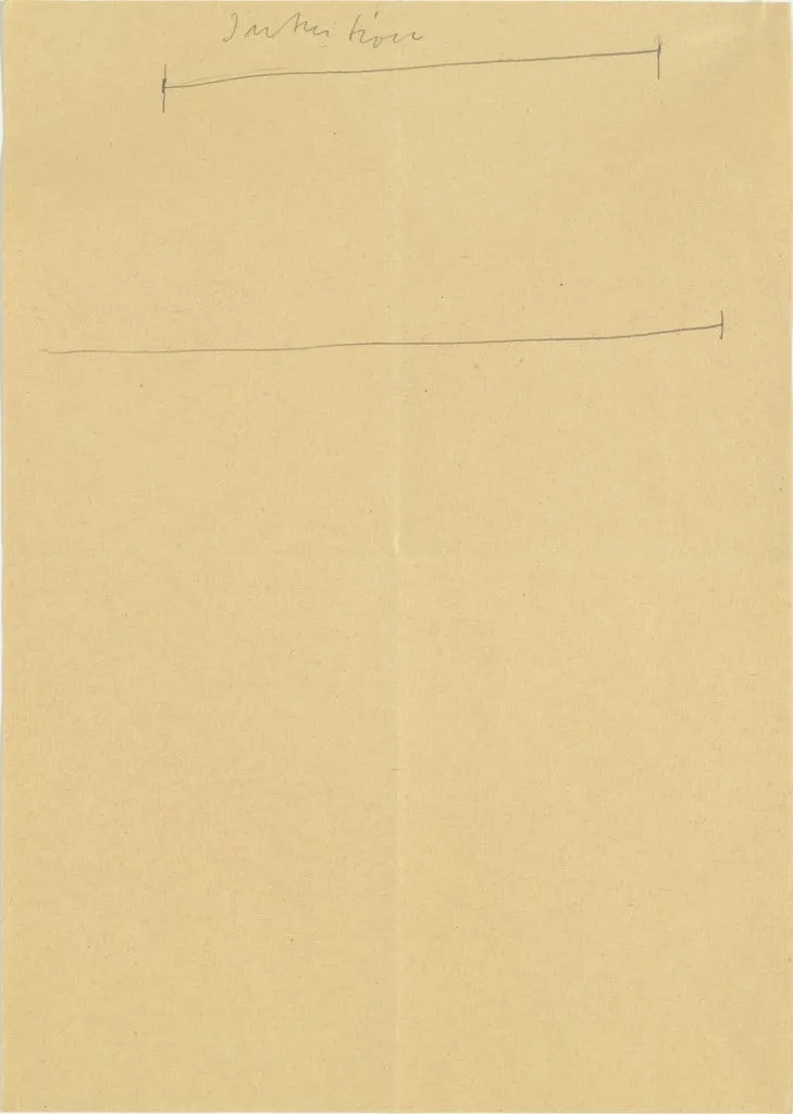 Untitled, by Joseph Beuys, graphite, 1953