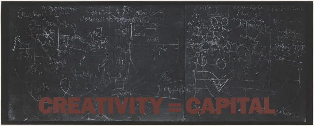 Untitled, by Joseph Beuys, ink, 1983