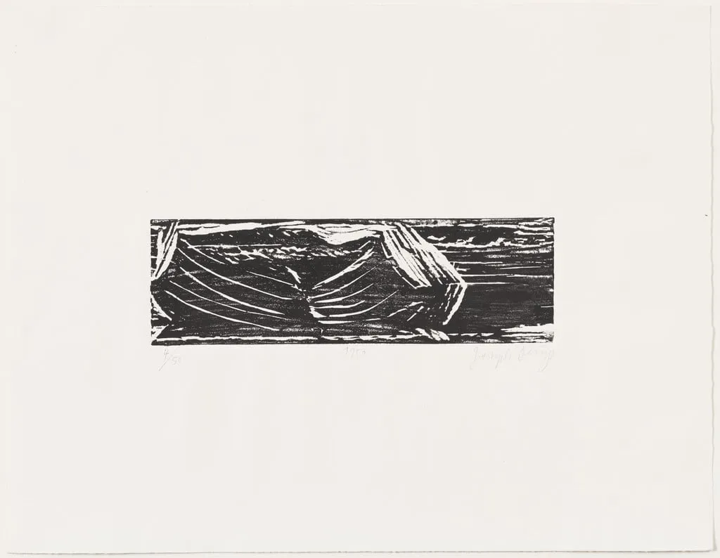 Untitled, by Joseph Beuys, ink, 1974