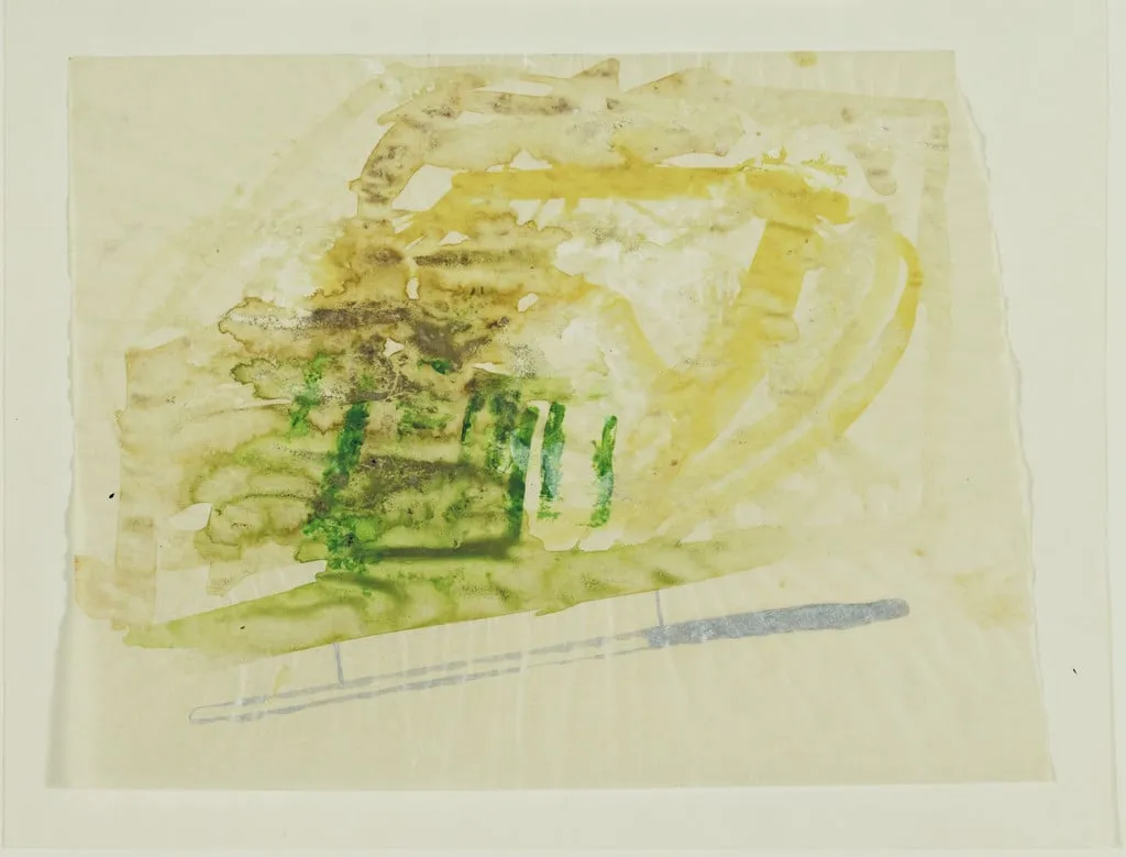 Untitled, by Joseph Beuys, watercolor, 1957