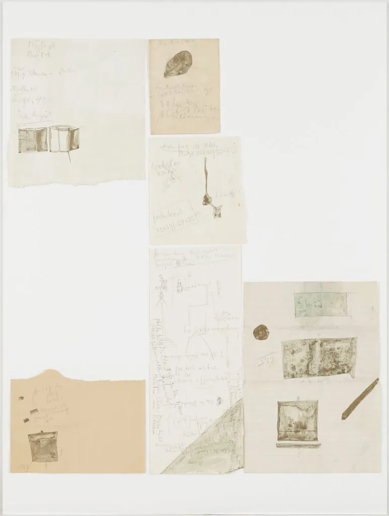 Untitled, by Joseph Beuys, graphite, 1956