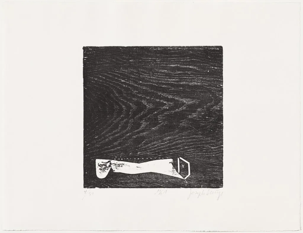 Untitled, by Joseph Beuys, ink, 1974