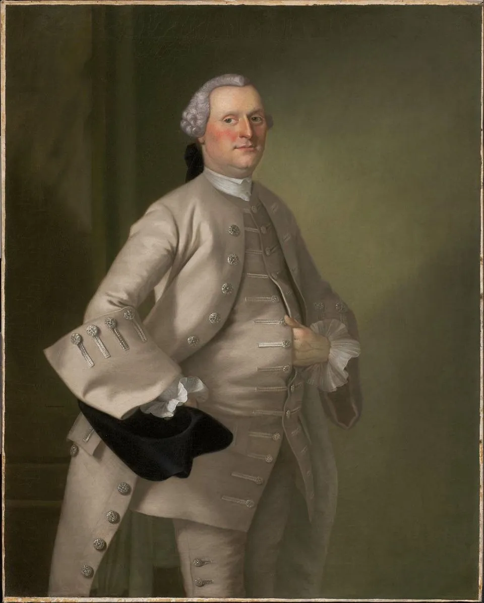 Colonel Jonathan Warner, by Joseph Blackburn, oil, 1761