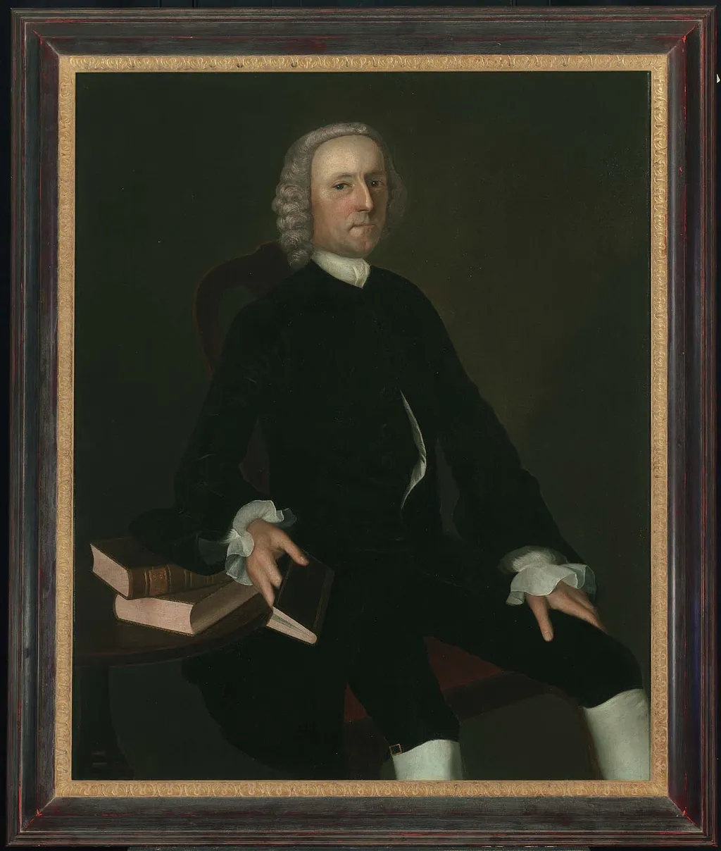 Dr. Joshua Babcock, by Joseph Blackburn, oil, 1761